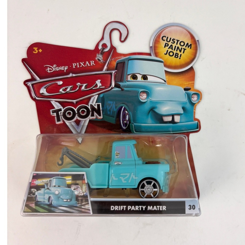 2010 Disney Pixar Cars Toon Drift Party Mater #30 T0558 Tokyo Mater Sealed